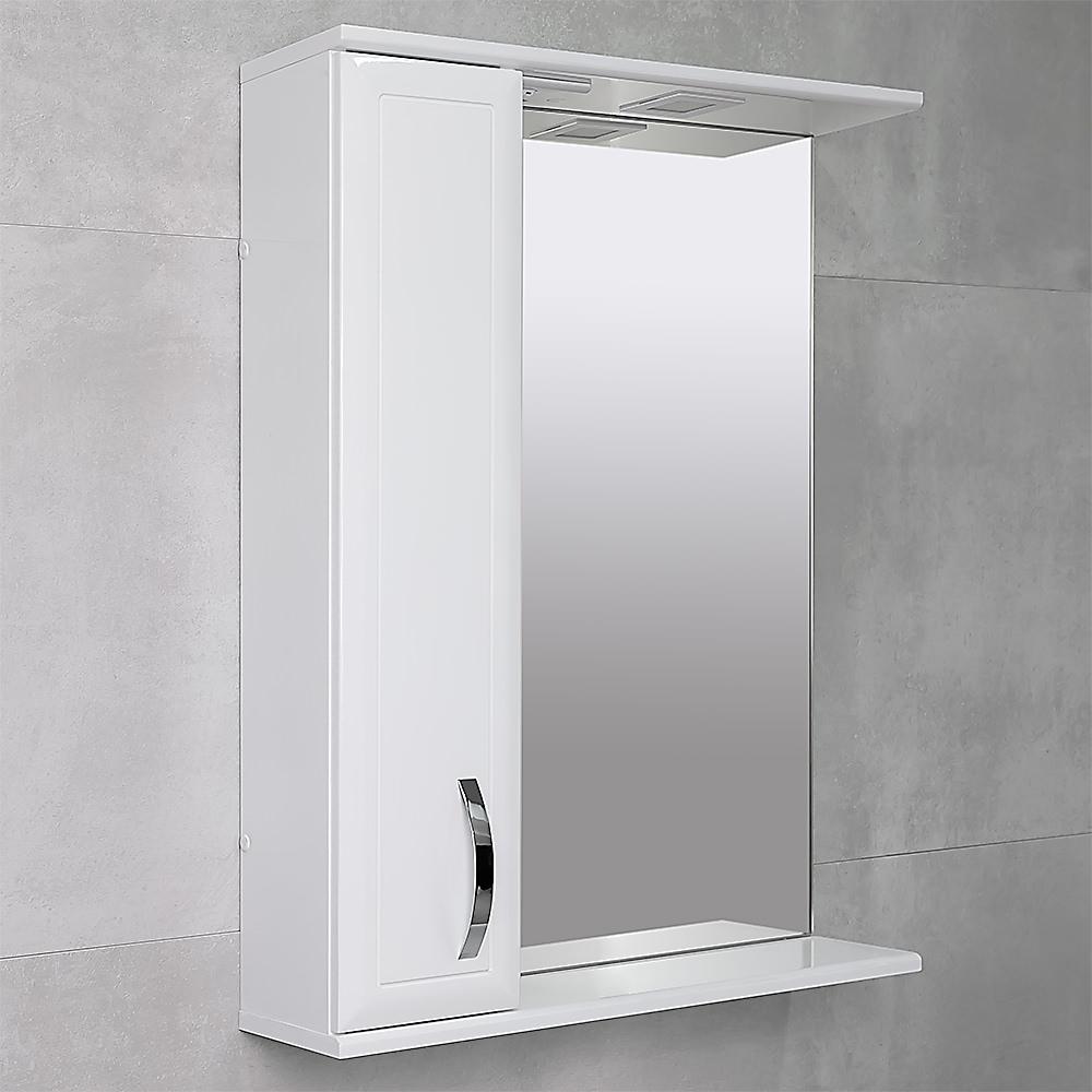 Шкаф-зеркало для ванной Bayro Allure 600X750 Левый Белый 1