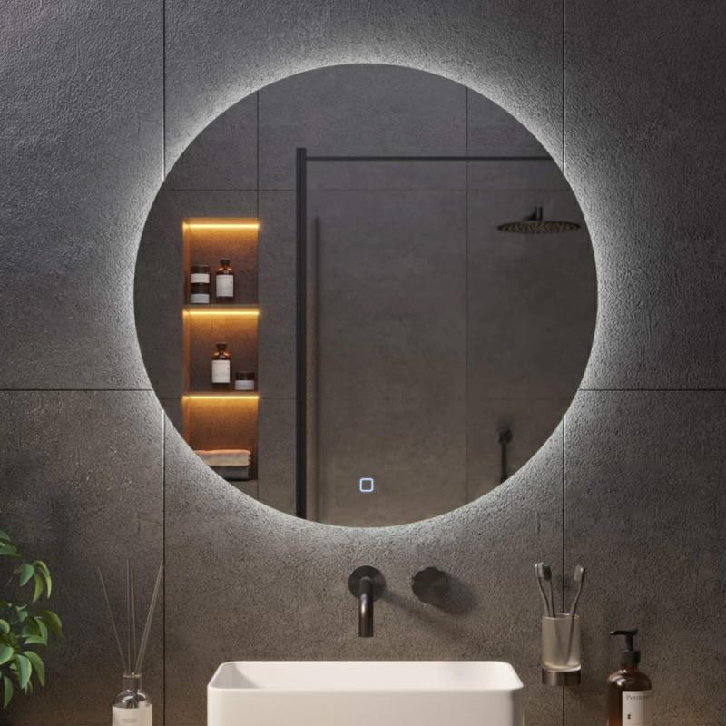 Зеркало для ванной Bayro Moon круглое  600x600 Led Touch нейтральный