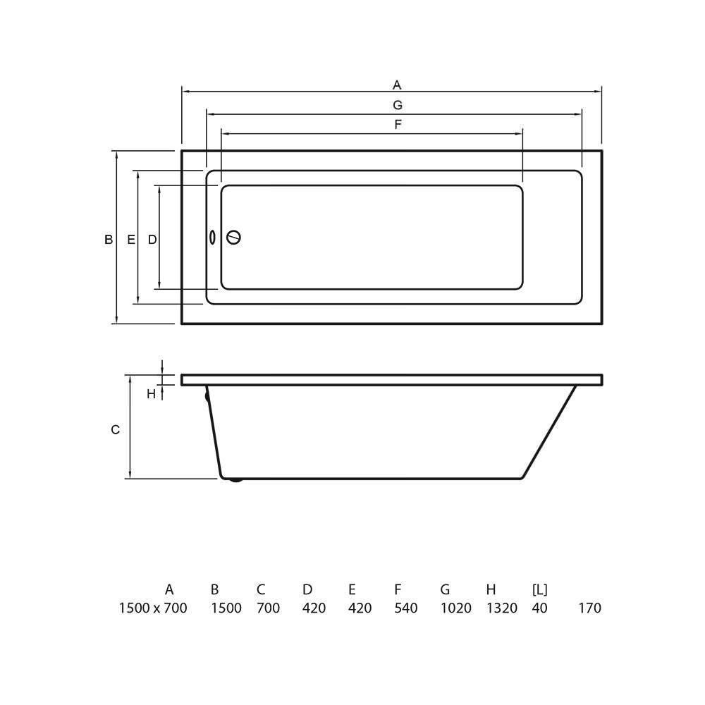 BONITO HOME DELIA 1500x700mm 2